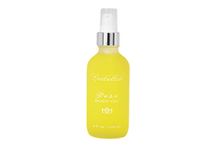 Bottle of Embellish Rose Body Oil